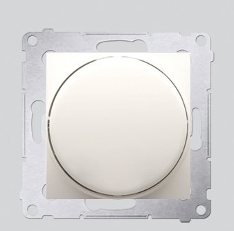 Kontakt-Simon Ściemniacz przyciskowo-obrotowy kremowy - DS9T.01/41