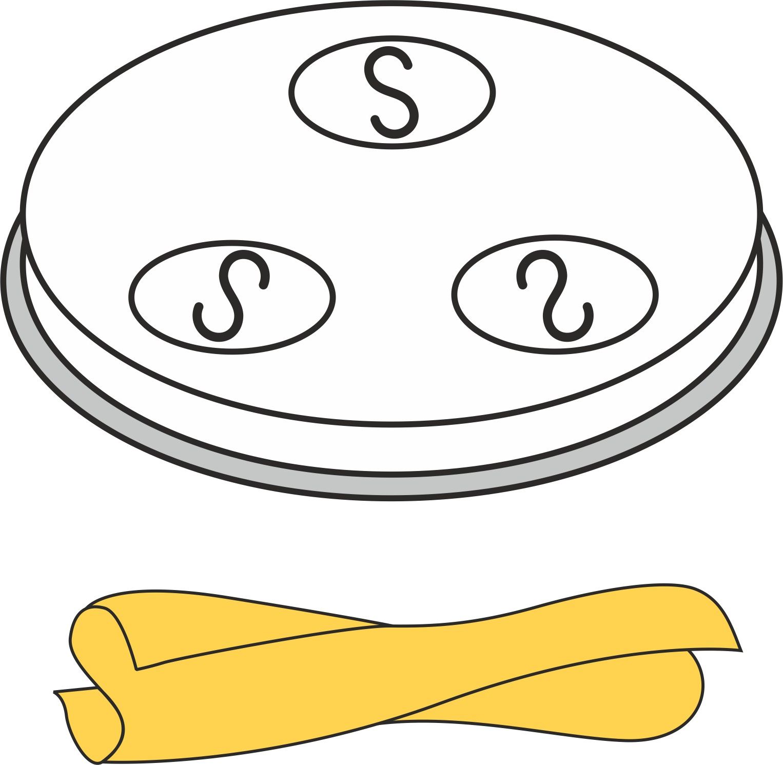 Hendi Końcówka sitko do wyrobu makaronu CASERECCE domowy 5 otworów 9x5 mm MPF2.5/4 - Hendi 229378 Końcówka sitko do wyrobu makaronu CASERECCE domowy 5