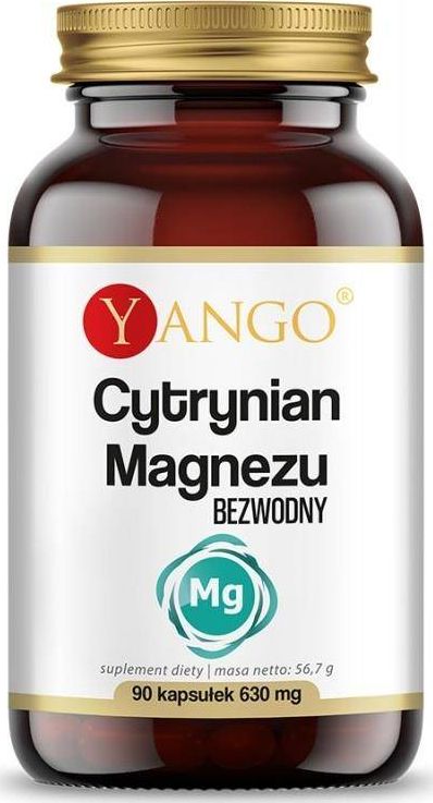 Yango Cytrynian Magnezu Bezwodny 90 kapsułek Yango