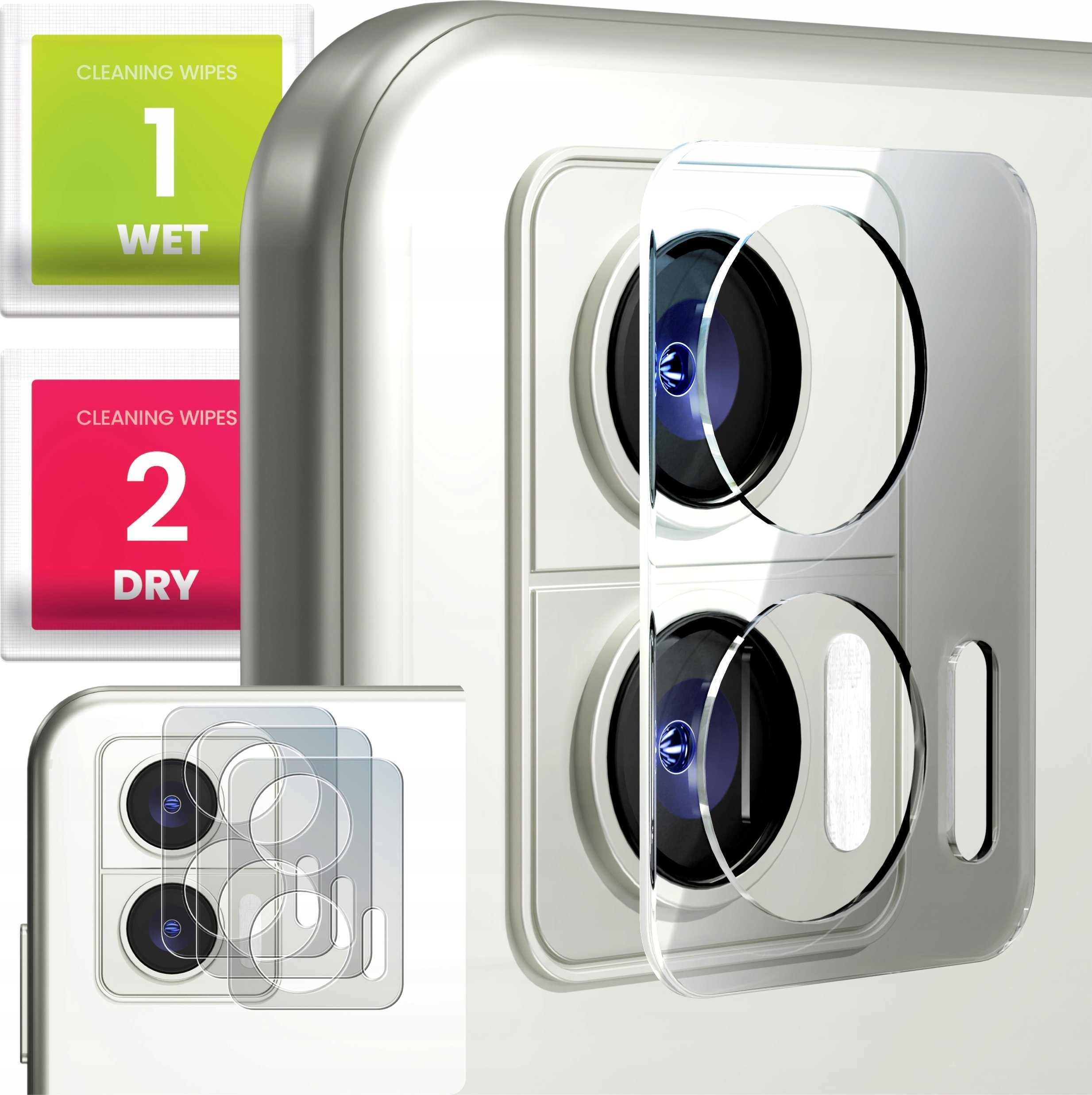 3-PAK Szkło Na Aparat Do Motorola Edge 30 Neo (Hartowane, Ochronne, 9H)