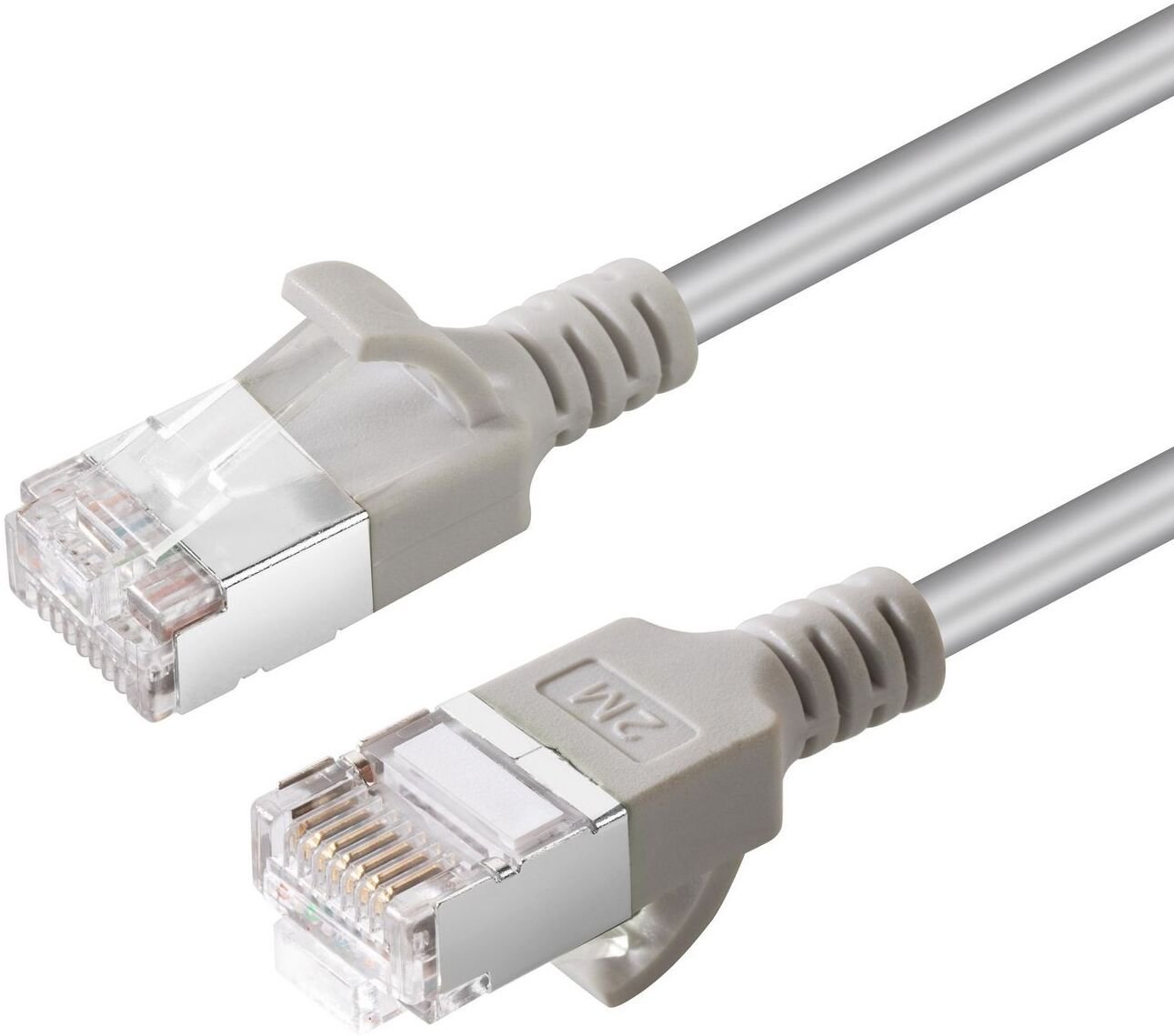 MicroConnect szary kabel sieciowy 0,15 m Cat6a U/FTP (STP)