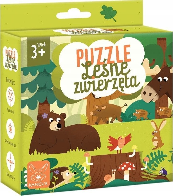 Puzzle Leśne zwierzęta 3+ 41473