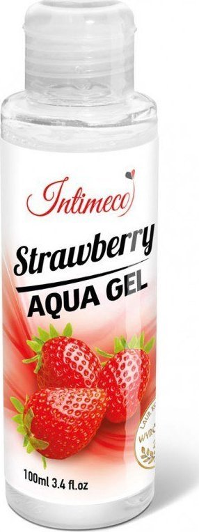 Intimeco INTIMECO_Strawberry Aqua Gel żel wodny nawilżający strefy intymne Truskawkowy 100ml
