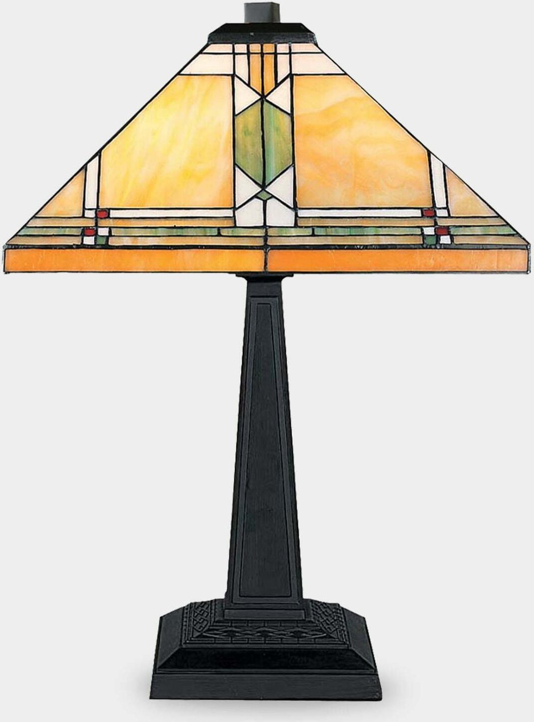 Lampa stołowa rzezbyzbrazu Lampa Witrażowa Egipt