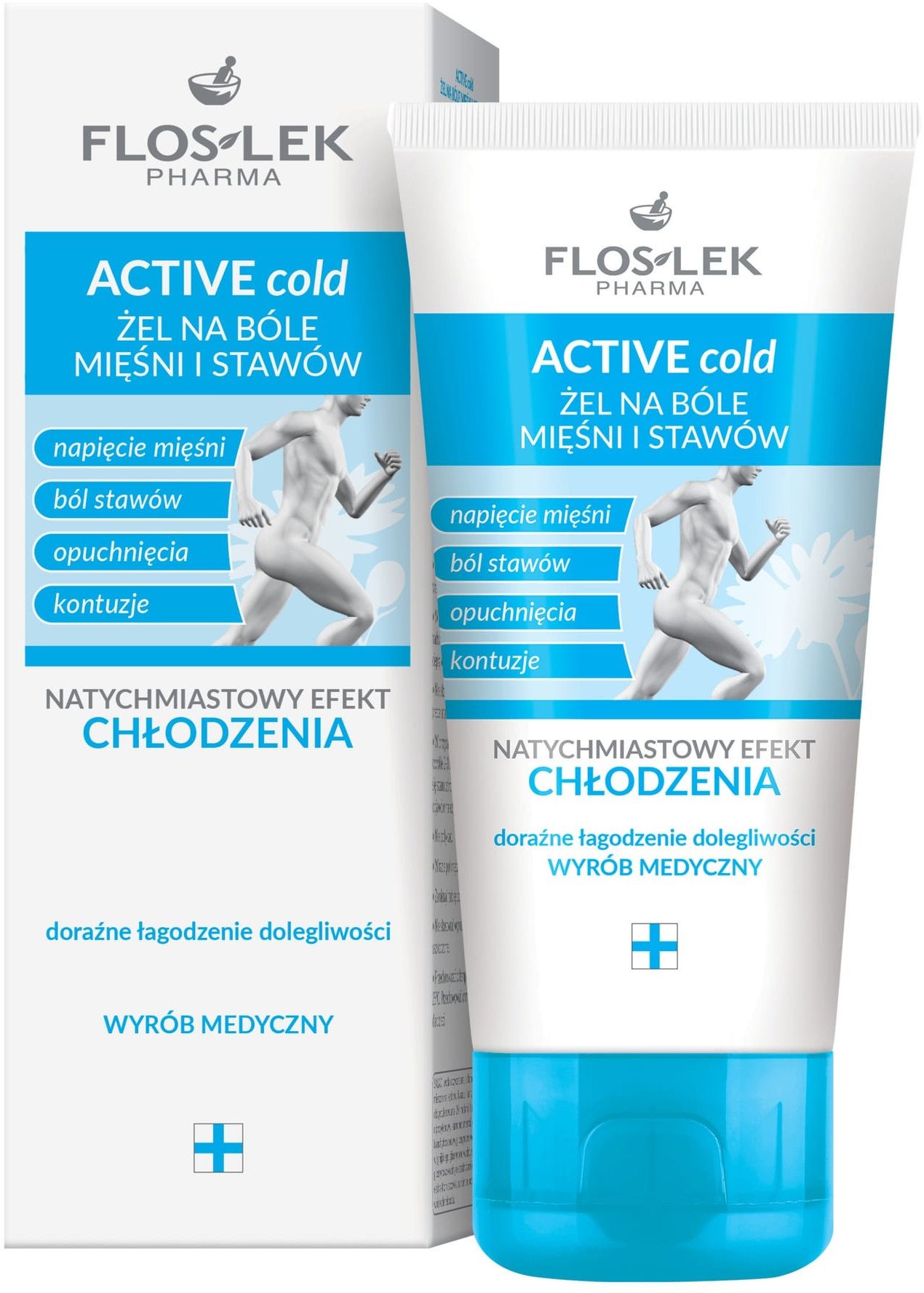 FLOSLEK Active Cold Chłodzący żel na bóle mięśni i stawów 100 ml