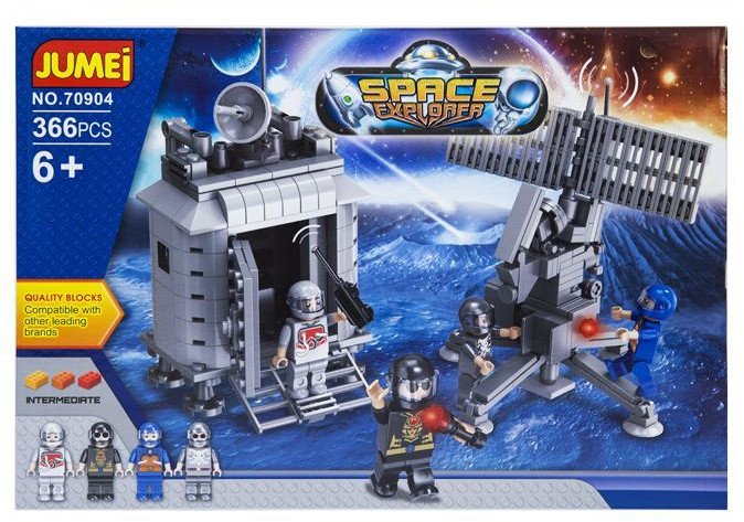 Klocki Jumei KOSMICZNA WYPRAWA 366 elementów, 38 x 26