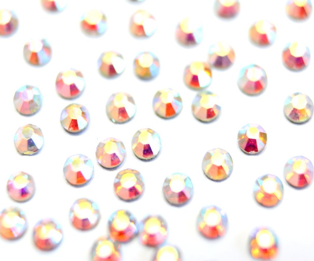 Cosmetics Zone Cyrkonie typ Swarovski 100szt rozmiar SS3 - opalizujące