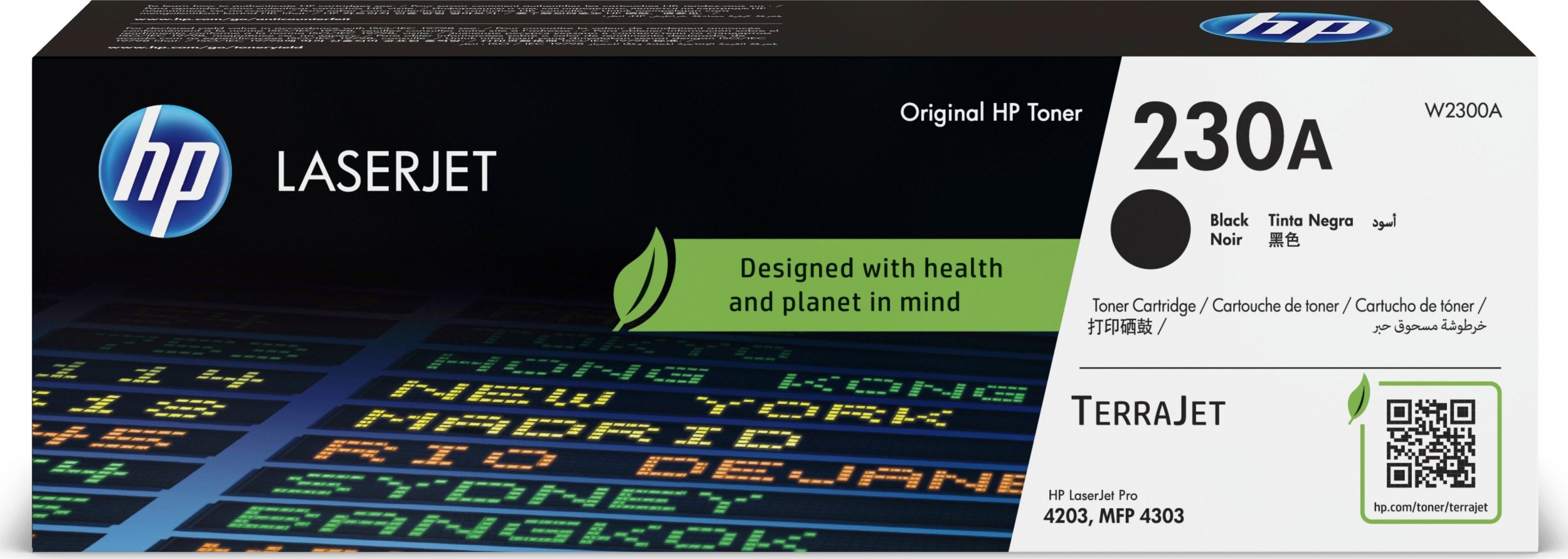 Toner HP Toner Cart W2301X (230X) for Color LaserJet Pro MFP 4302 Color LaserJet Pro 4202 cyan High Capacity