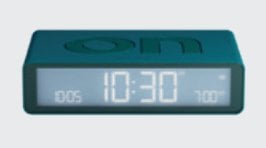 Lexon Flip Classic Budzik dwustronnyniebieski/duck blue LR157BF9