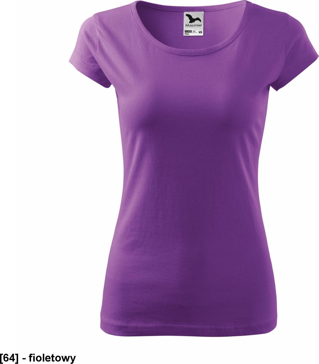 MALFINI Pure 122 - ADLER - Koszulka damska, 150 g/m - fioletowy 2XL