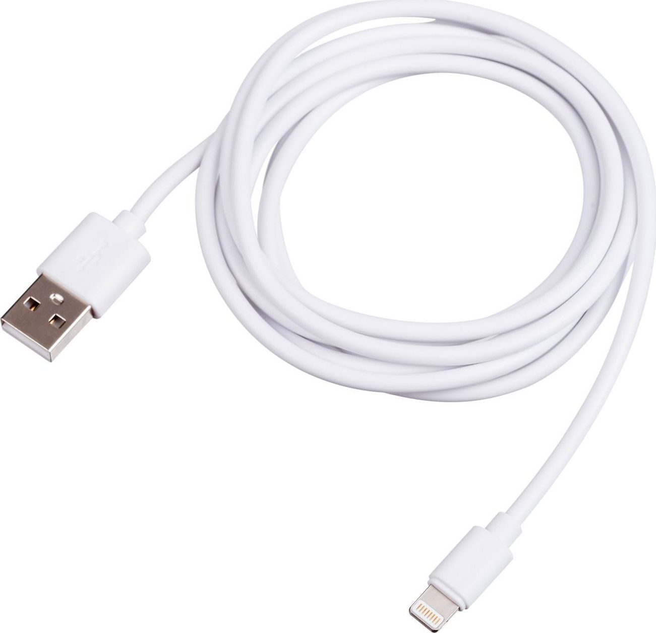 Kabel USB Akyga USB-A - Lightning 1.8 m Biały (AK-USB-31)
