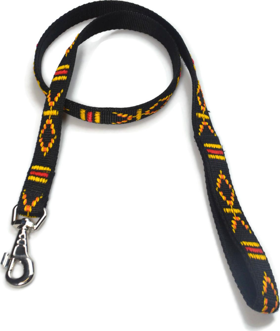 Alizoo Podwójna smycz dla psa indiańska 25mm/130cm - ALIZOO