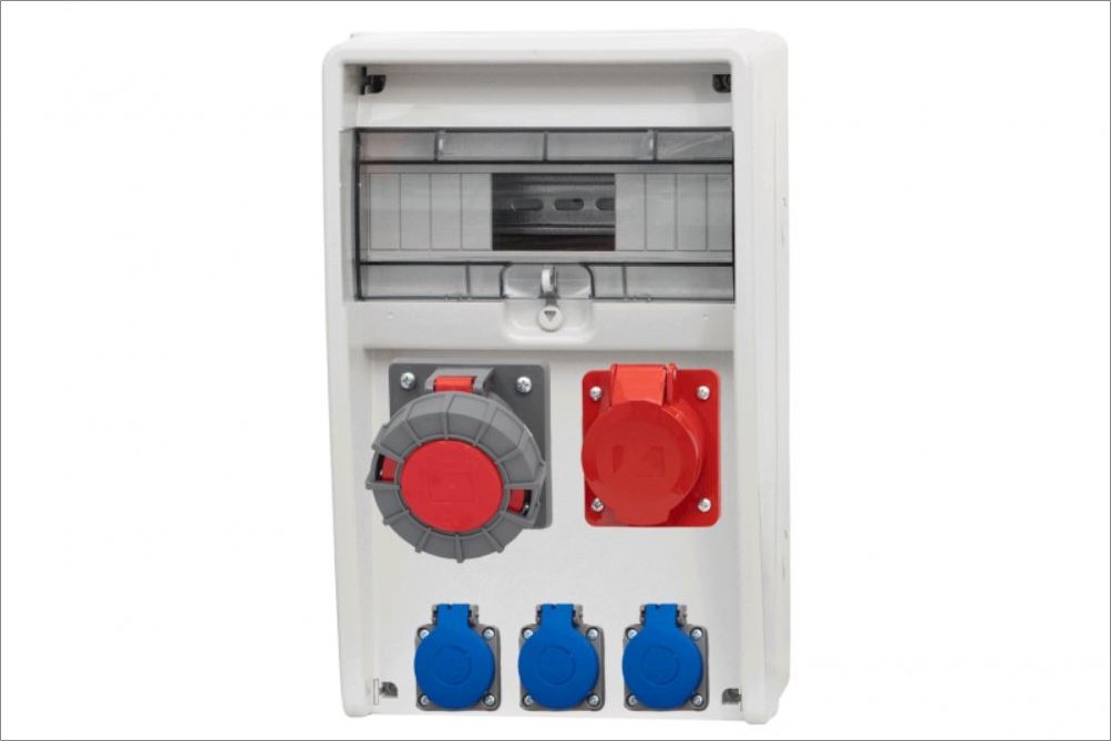 F-Elektro Rozdzielnica 12M ULISSE 32A/5P, 63A/5P, 3x230V IP65