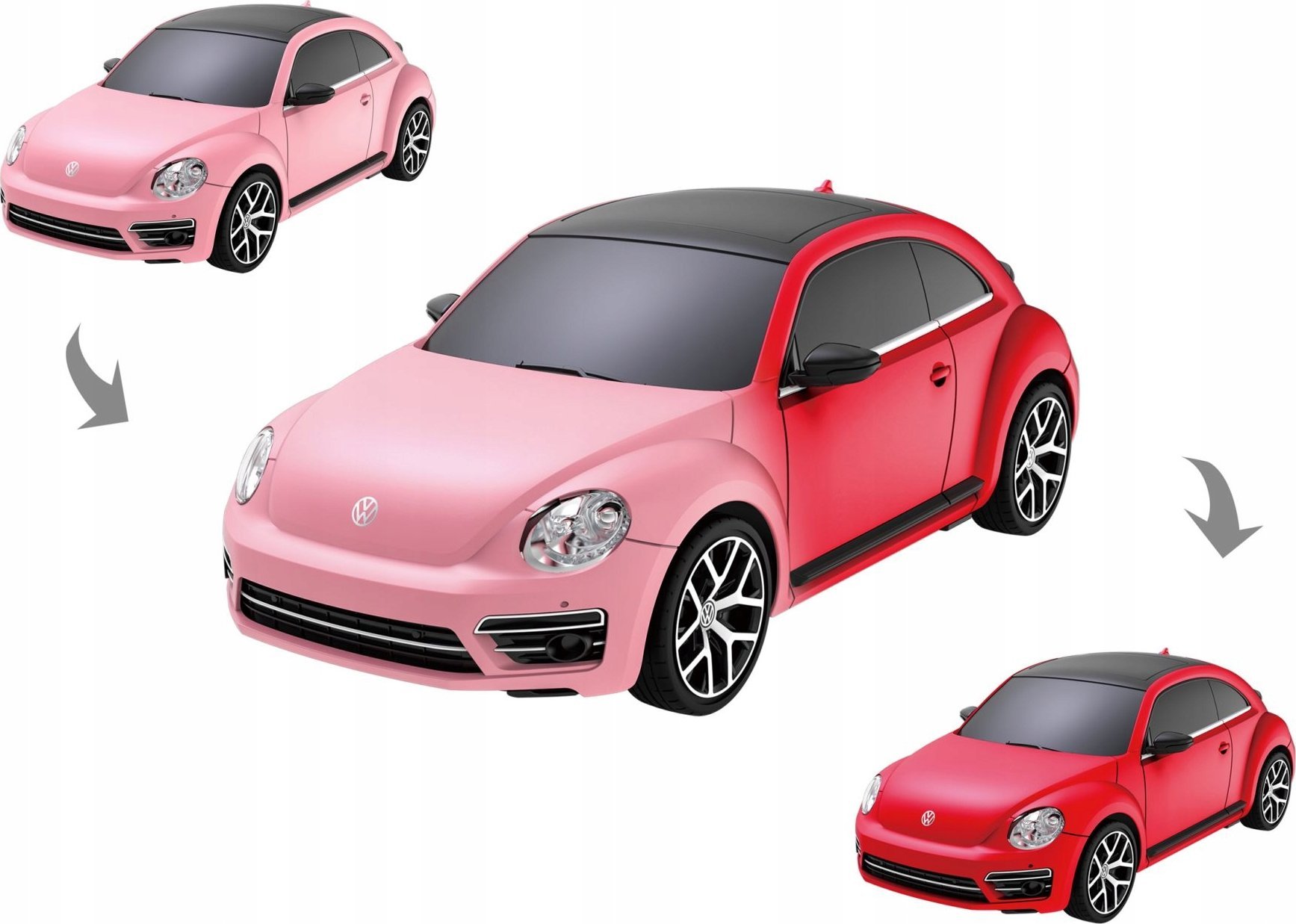 Rastar Autko R/C Volksawagen Beetle 1:24 RASTAR Zmienne Kolory