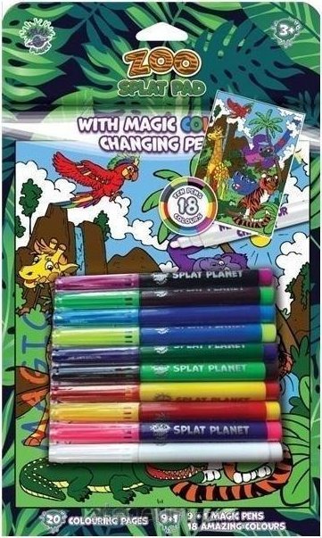 Książeczka z magicznymi mazakami Safari