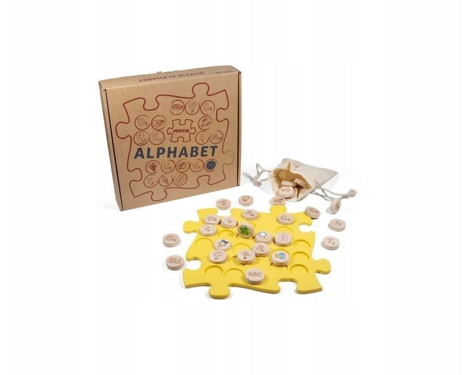 Mata Sensoryczna Ortopedyczna Puzzle Alfabet Nauka Angielskiego Muffik / Alphabet Lemon / Mfk-101-2-12