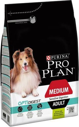 Purina Pro Plan Adult Medium Sensitive Digestion OptiDigest Jagnięcina 3kg