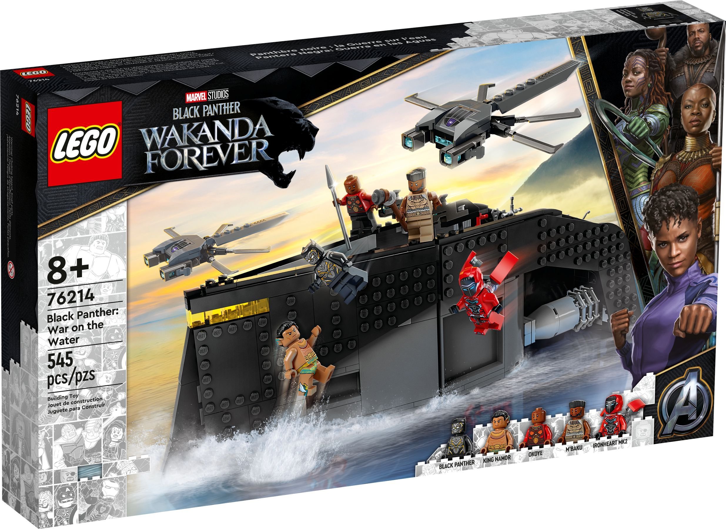LEGO Marvel Czarna Pantera: wojna na wodzie (76214)