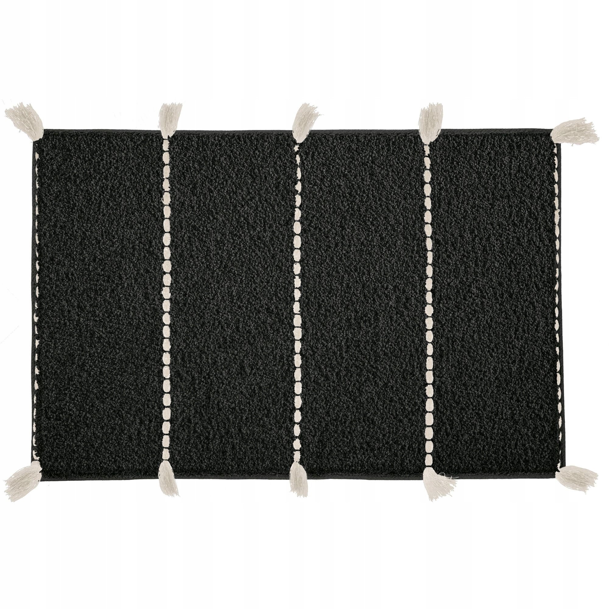 Kleine Wolke Dywanik łazienkowy 70x120cm czarny (9158926225)
