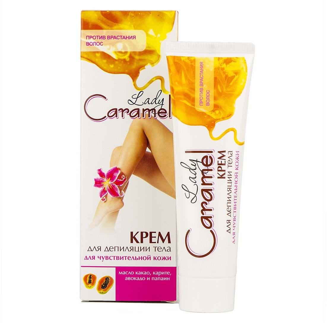 Lady Caramel Krem do depilacji do skóry wrażliwej 100ml