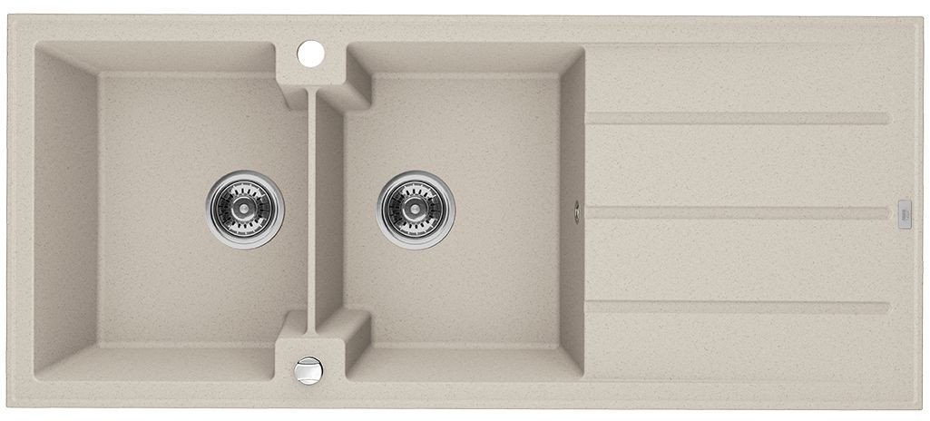 LAVEO Canaria - zlewozmywak 2-komorowy z ociekaczem