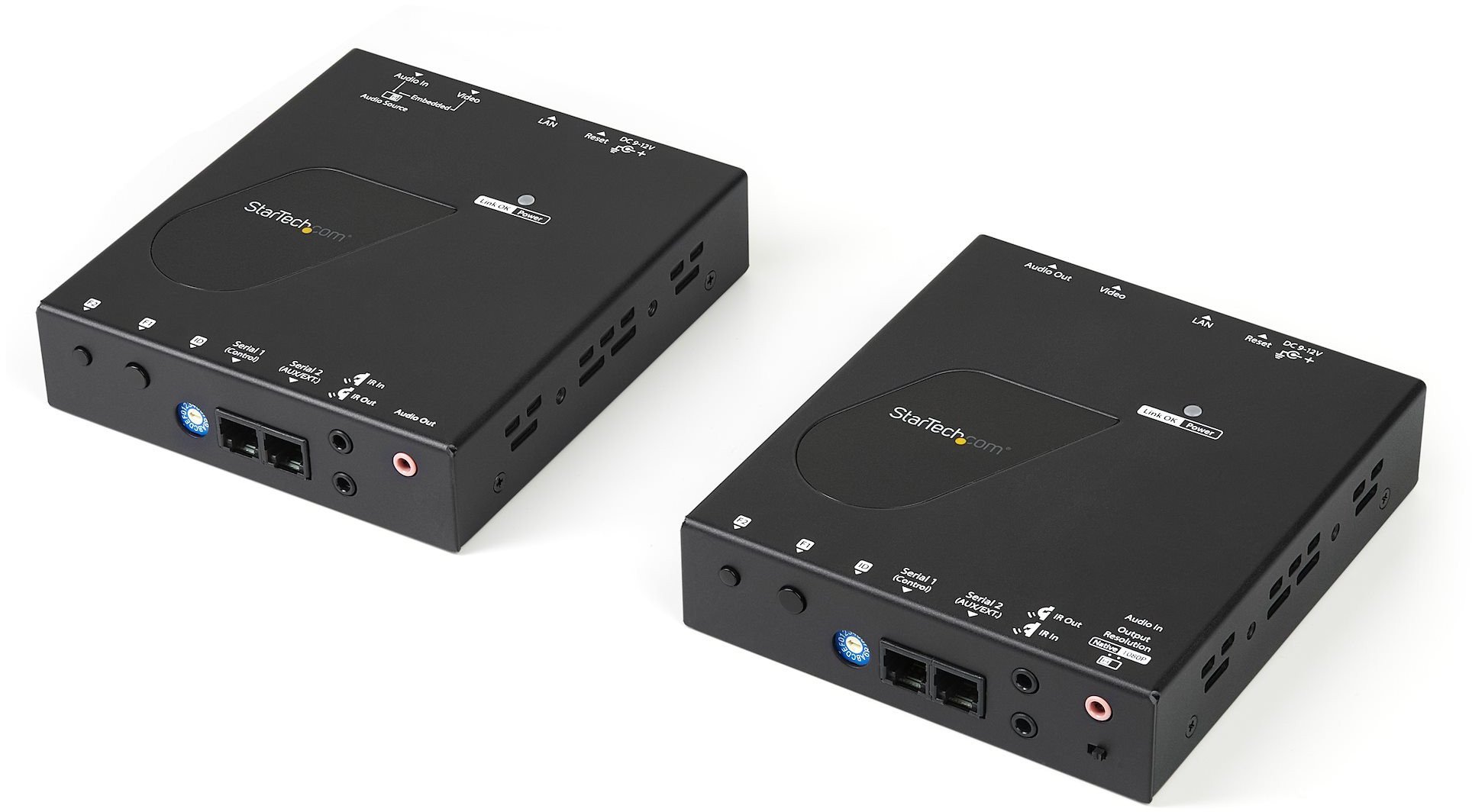 StarTech.com HDMI uber IP Extender Kit - Video over IP Externeder mit Videowand unterstutzung - HDMI Extender / Verlangerung - 4K - Video-, Audio-, In