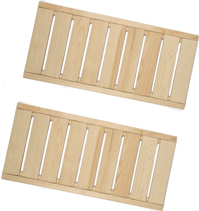 Wamar-Sosenka Półka prosta 2 szt do regału drewnianego LSR Naturalny 70x33cm Surowy