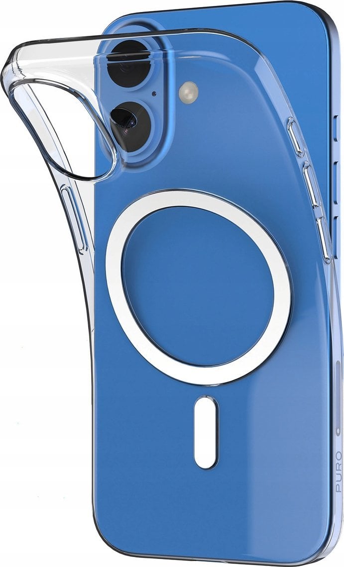 Puro Etui silikonowe 03 Mag MagSafe do iPhone 16 Plus - przezroczyste
