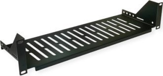 Value Półka VALUE 19, 485 x 150 mm, 2HE, maks. 10 kg, czarna