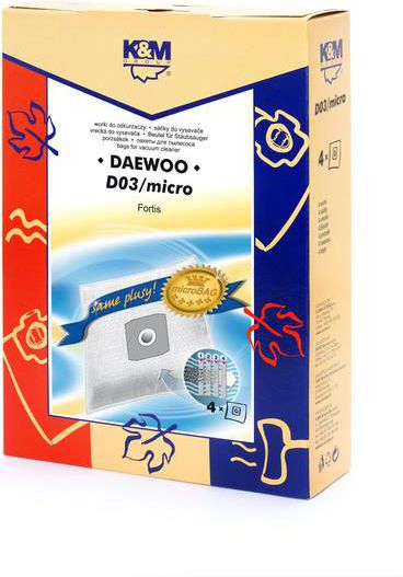 Worek do odkurzacza König & Meyer Deawoo D03 Micro (4 worki)
