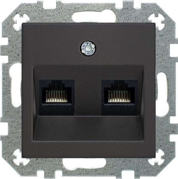 Liregus IKL-002-01.R/ON59 COMPUTER SOCKET 2XRJ45