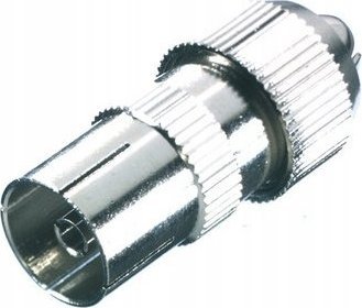 Vivanco coaxial connector, metal (48012)
