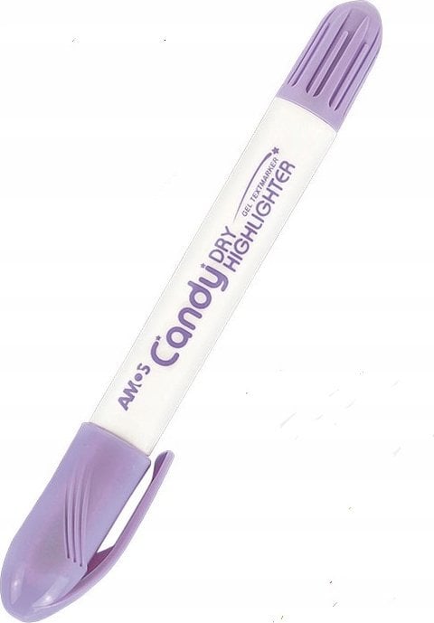 Amos Zakreślacz w sztyfcie Amos Candy lawendowy