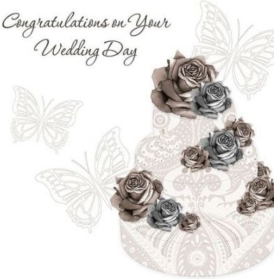 Clear Creation Karnet Swarovski kwadrat CL0102 Ślub tort