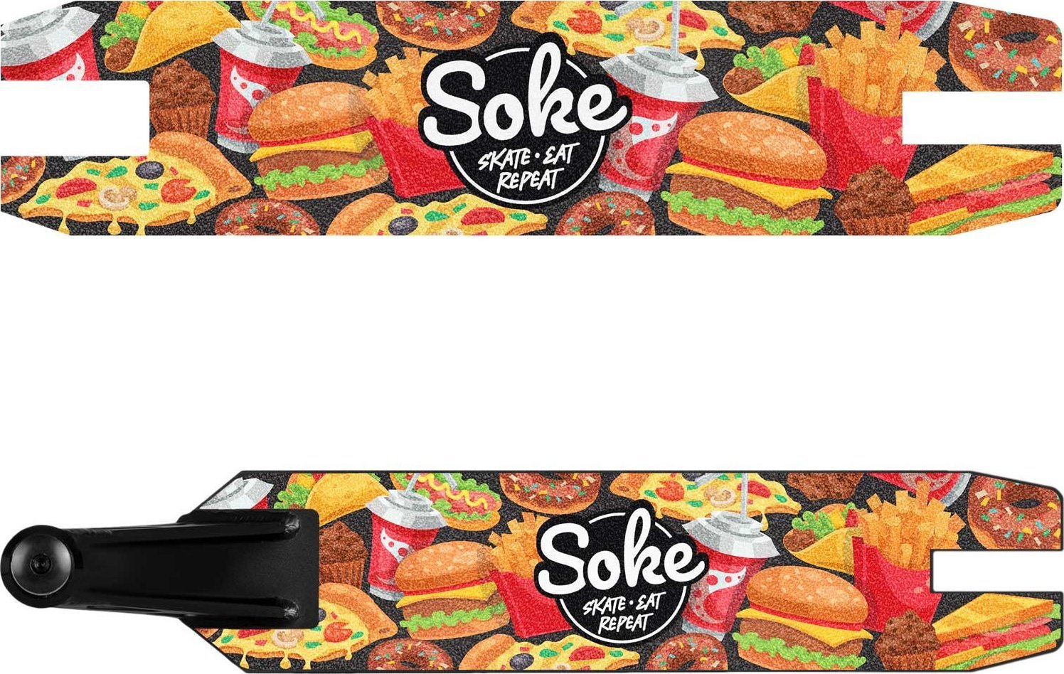 Soke Grip tape papier ścierny do hulajnogi Go! - Fast food