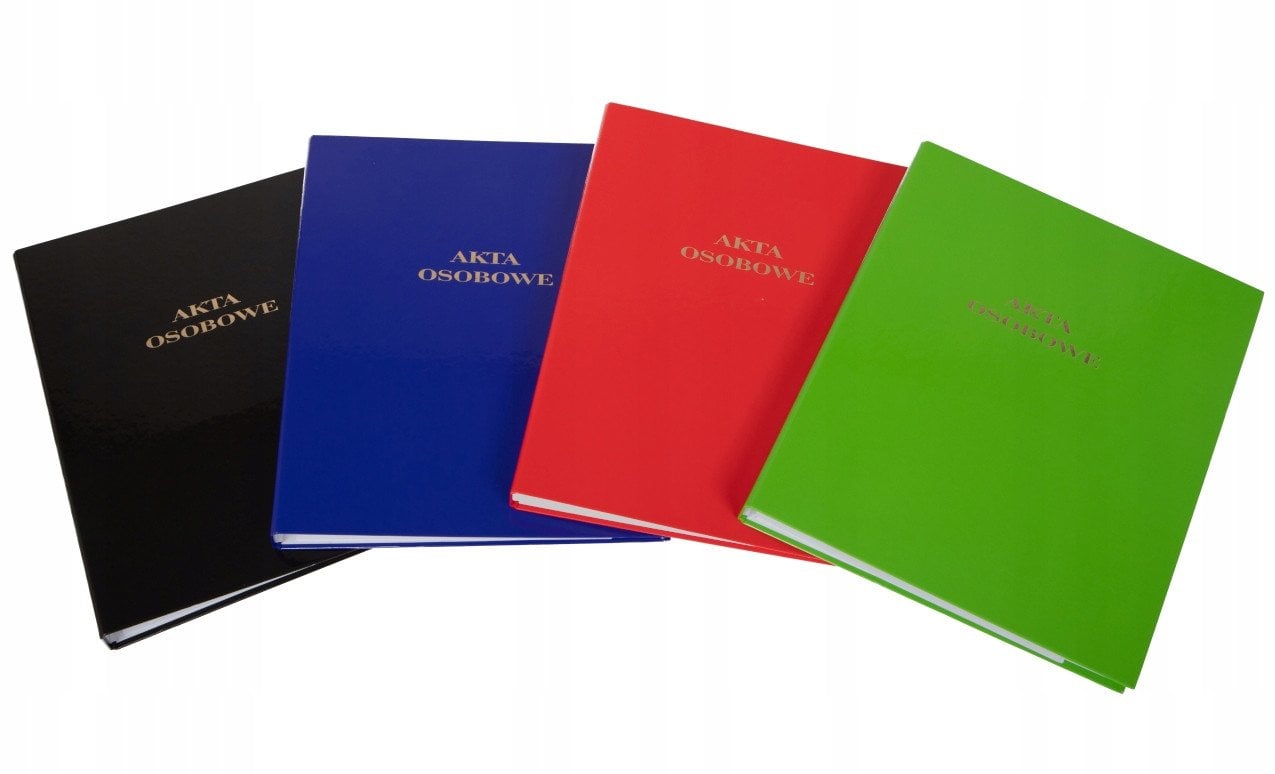 Teczka do akt osobowych Barbara A4/32mm 2R zielona