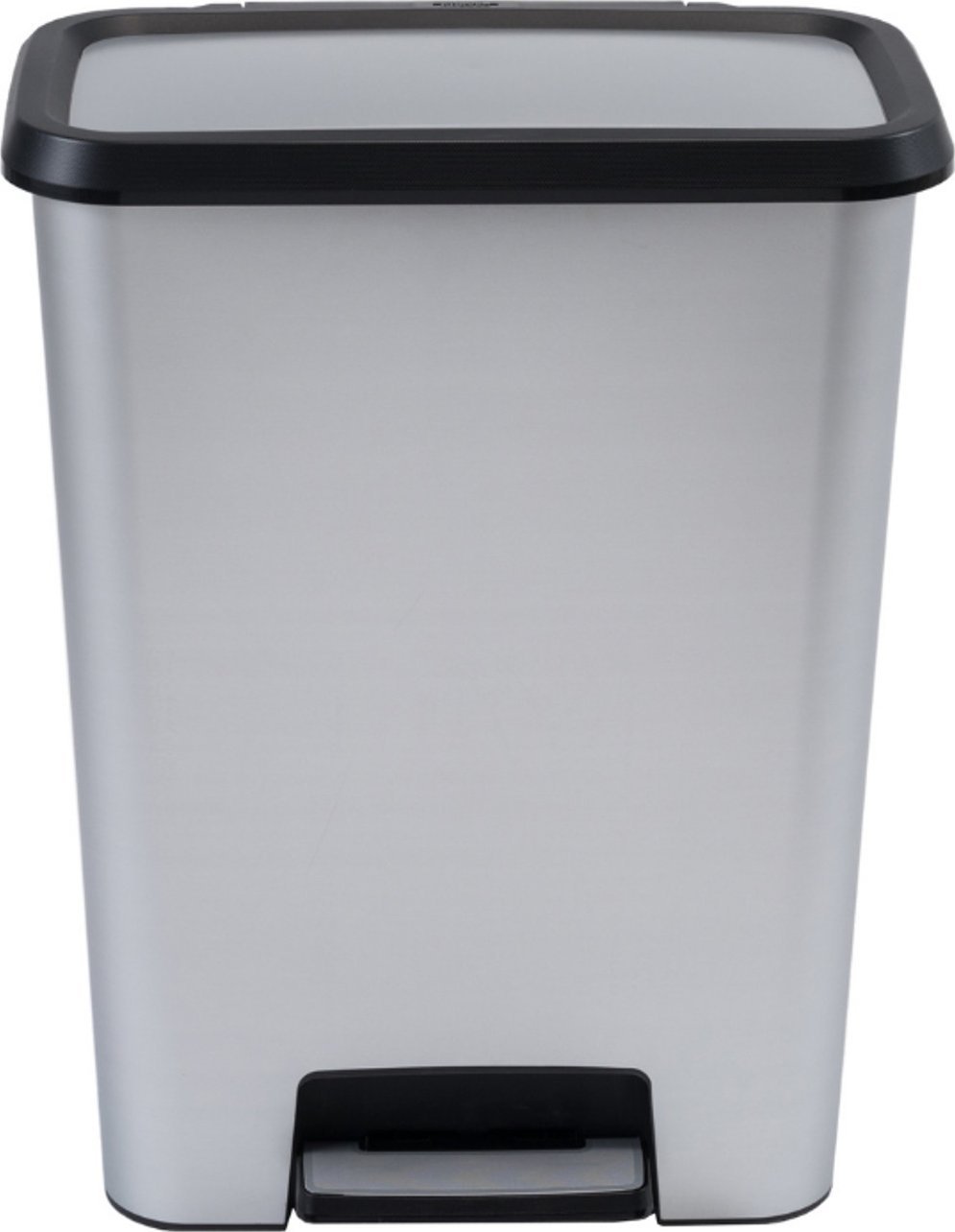 Kosz na śmieci Curver na pedał 50L srebrny (249811)