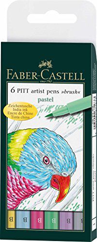 Faber-Castell Pitt Artist Pen Pastel 6 kolorĂłw
