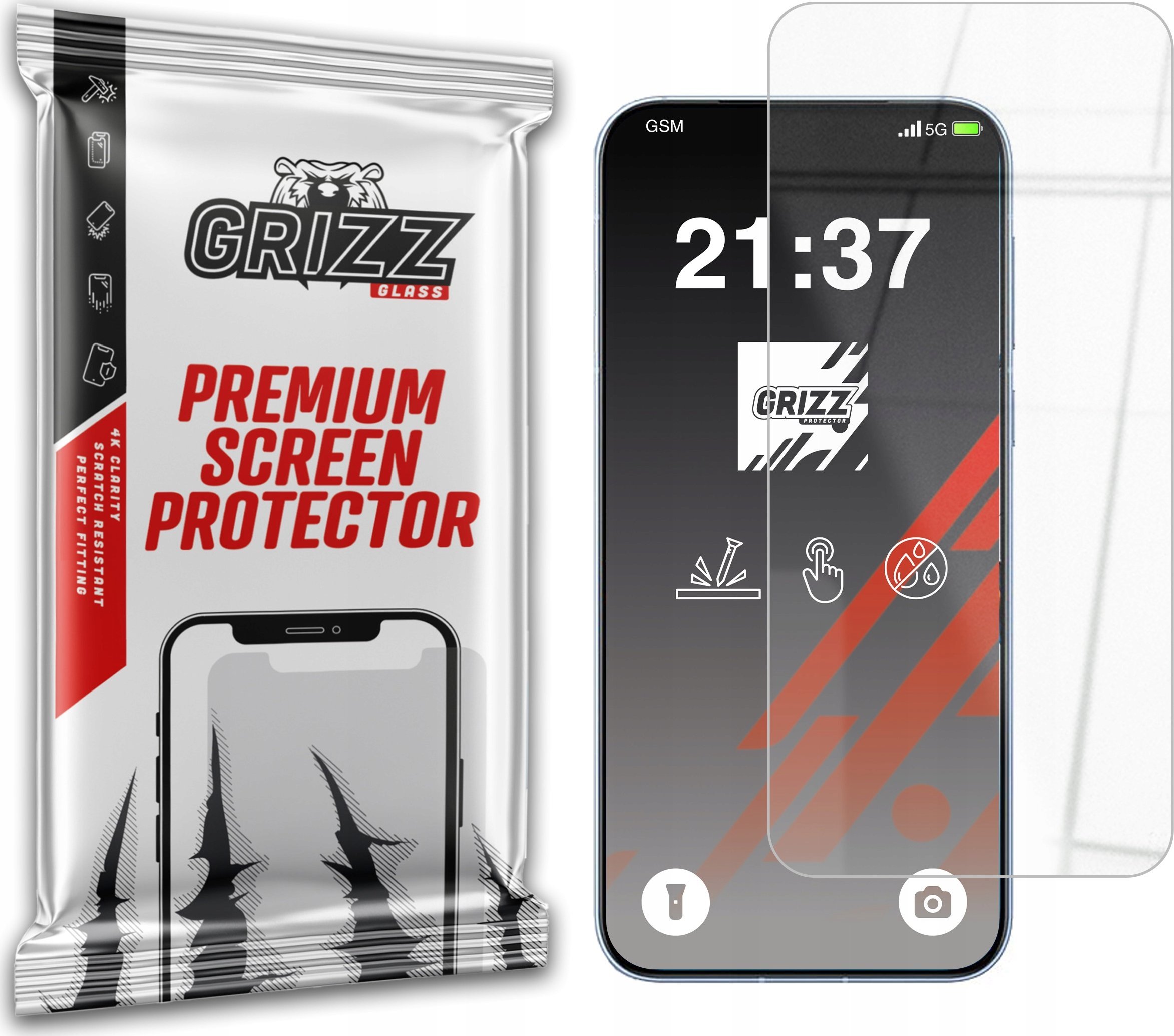 GrizzGlass Szkło hybrydowe HybridGlass do Oppo Find X8