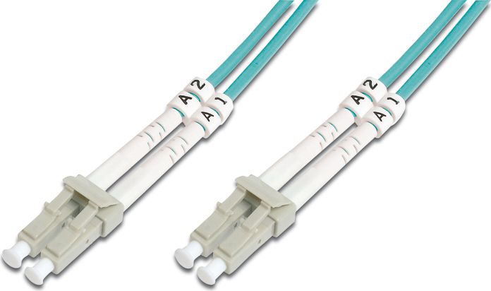 Digitus Patchcord światłowodowy LC/LC, OM3, niebieski, 1m (DK-2533-01/3)