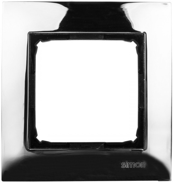 Kontakt-Simon Ramka pojedyncza SIMON54 uniwersalna ciemna stal - DR1/67