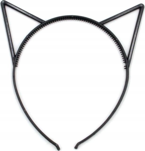 Opaska do włosów z uszami czarna