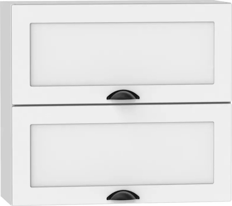 Elior Podwójna szafka górna kuchenna biała - Pergio 40X 80