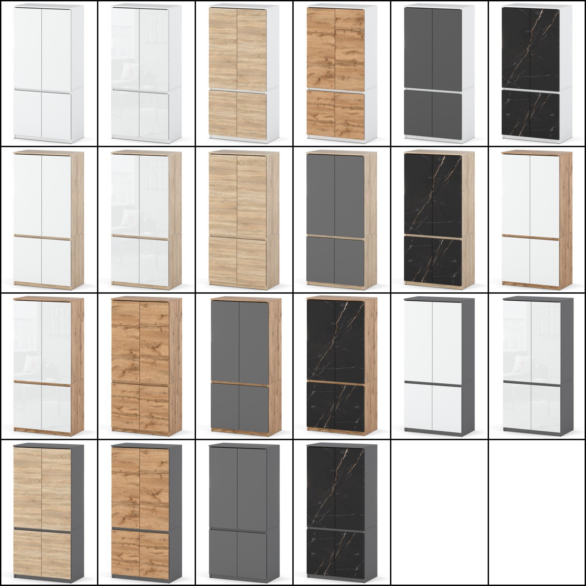 Szafa Biała Garderoba Do Sypialni Przedpokoju 80cm Z Półkami I Drążkiem