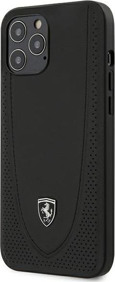 Ferrari Ferrari FEOGOHCP12LBK iPhone 12 Pro Max 6,7" czarny/black hardcase Off Track Perforated