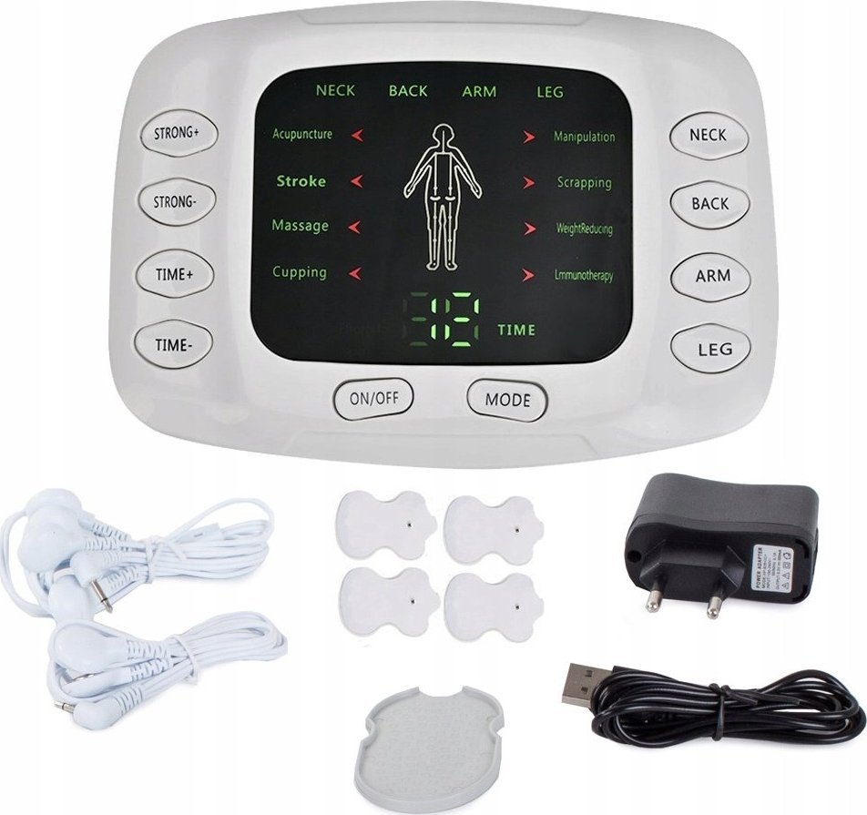 Verk ELEKTROSTYMULATOR MIĘŚNI NERWÓW EMS TENS MOCNY