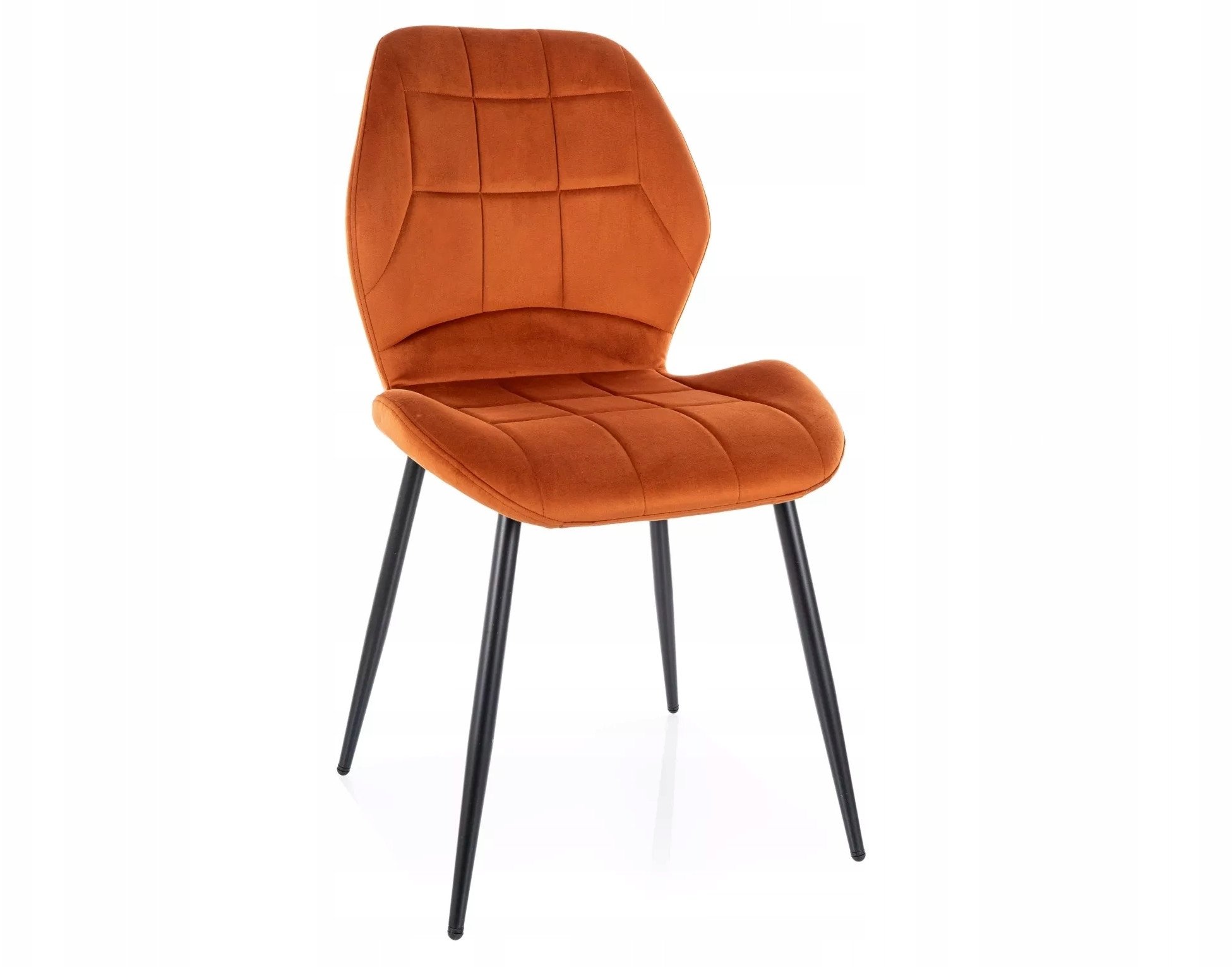 Krzesło tapicerowane JAKE VELVET cynamonowe