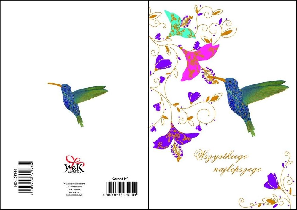 W&K Kartka okolicznościowa NO:457998