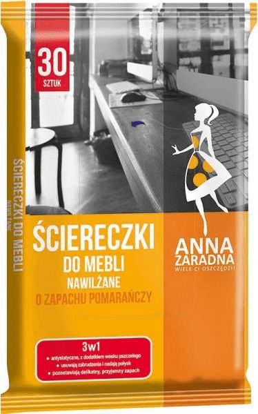 Staples ściereczki nawilżane do mebli anna zaradna 30/p (PP0286)