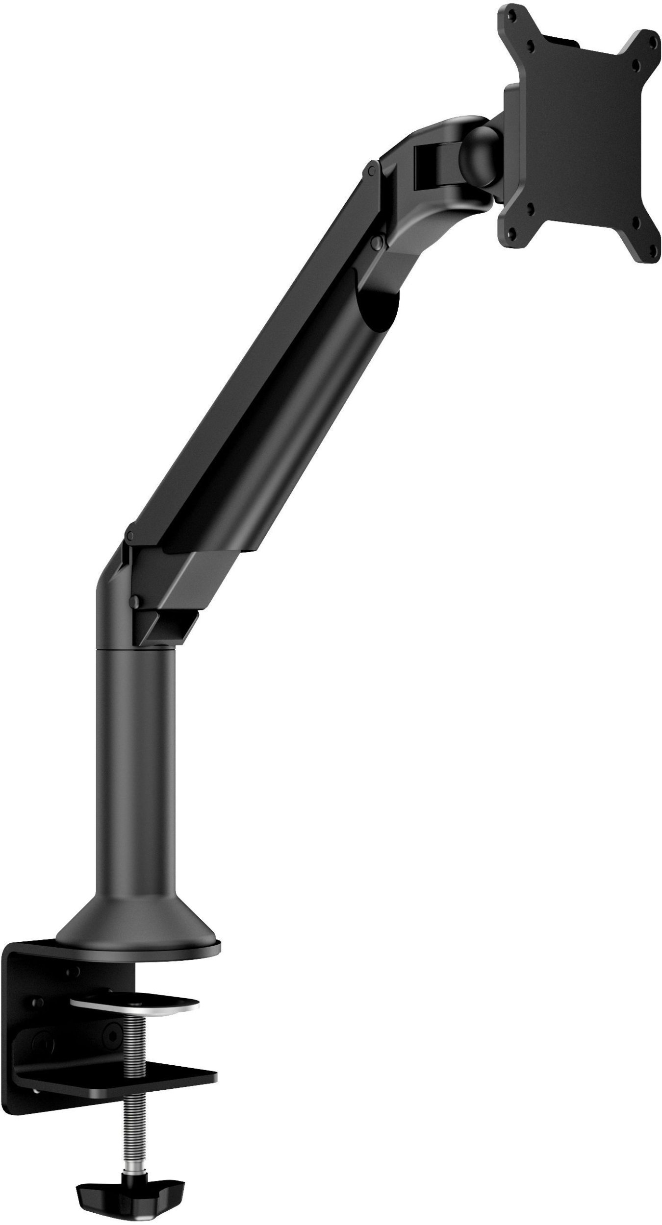 Multibrackets M VESA Gas Lift Arm Desk or Wall Basic Black, Clamp/Bolt-through, 10 kg, 38.1 cm (15"), 81.3 cm (32"), 100 x 100 mm, Black